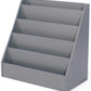 Humble Crew Camden Children's Wooden Bookcase Storage Rack with 5 Tiers, Grey