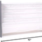 Inspire Extra Large Kids 4 Tier Bookrack with 4 Front Pockets for Smaller Books