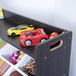Humble Crew Espresso Toy Storage Organizer with Shelf and 9 Storage Bins