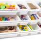 Humble Crew Inspire Made For Me Kids Toy Storage Organizer with 12 Storage Bins, Grey/White
