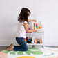Humble Crew Cambridge Compact 4 Bin Organizer with Metal Frame, White
