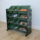 Humble Crew Hunter Toy Storage Organizer with 12 Plastic Storage Bins, Army Green Camo