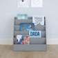 Humble Crew Camden Children's Wooden Bookcase Storage Rack with 5 Tiers, Grey