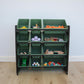 Humble Crew Hunter Toy Storage Organizer with 12 Plastic Storage Bins, Army Green Camo