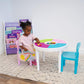 Humble Crew Forever Kids Supersized Bookshelf 6 Tier Book Organizer, White/Pink/Purple/Aqua