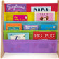 Humble Crew Kids Book Rack Storage Bookshelf, 4 Tiers, Rainbow/Natural Wood