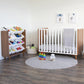 Humble Crew Morgan 12-Bin Toy Storage Mid-Century Organizer, Wood/White