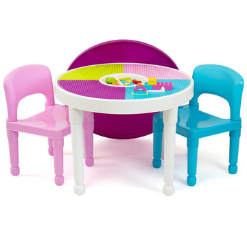Forever 2-in-1 Building Block Compatible Activity Table