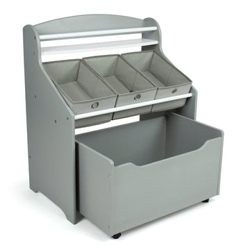 Camden 3-in-1 Toy Storage Organizer with Roll Out Toy Chest