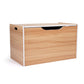 Humble Crew Journey Hinged Toy Storage Chest with Lid, Natural/White