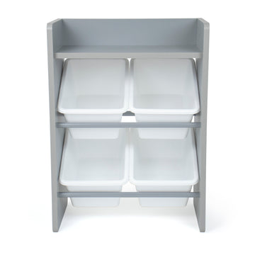 4 Bin Storage End Table Night Stand
