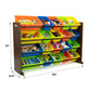 Forest Extra Large Toy Storage Organizer with 20  Storage Bins, Dark Walnut/Multi
