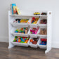 Cambridge White Toy Storage Organizer with Shelf and 9 Storage Bins