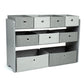 Camden Fabric Multi Bin Toy Organizer with 9 Storage Bins