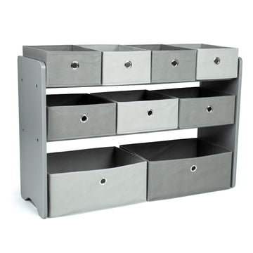 Camden Fabric Multi Bin Toy Organizer with 9 Storage Bins