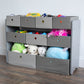 Camden Fabric Multi Bin Toy Organizer with 9 Storage Bins