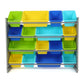 Elements Supersized Extra Large Grey and Blue 16-Bin Toy Organizer