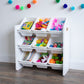 Cambridge  White Toy Storage Organizer with 9 Storage Bins