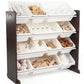 Espresso 12-Bin Toy Organizer