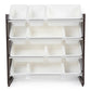 Espresso 12-Bin Toy Organizer