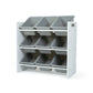Explorer Toy Storage Organizer with 9 Plastic Storage Bins