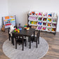 Espresso Extra Large Toy Storage Organizer with 20  Storage Bins