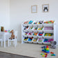 Cambridge Extra Large Toy Storage Organizer with 20  Storage Bins, White
