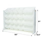 Cambridge Extra Large Toy Storage Organizer with 20  Storage Bins, White