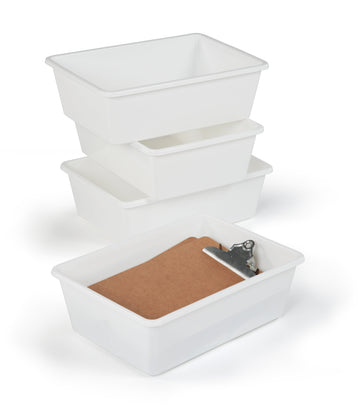 White Bin 4Pack Large